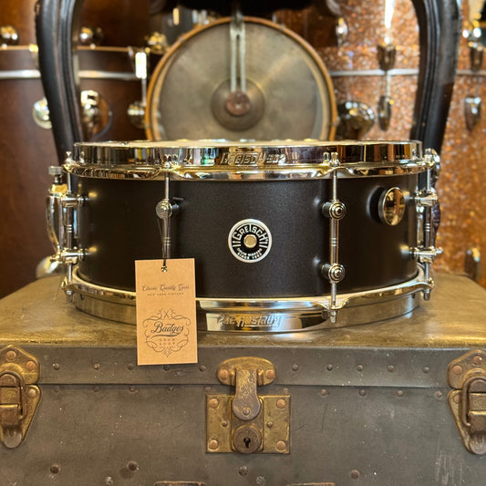 NEW Gretsch 5.5x14 Brooklyn Standard Snare Drum in Satin Black Metallic
