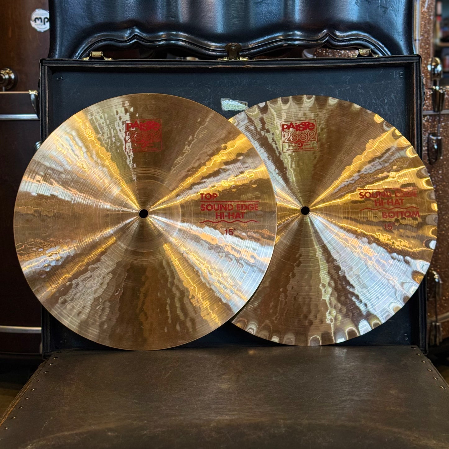 USED Paiste 15" 2002 Sound Edge Hi-Hats - 1130/1254g