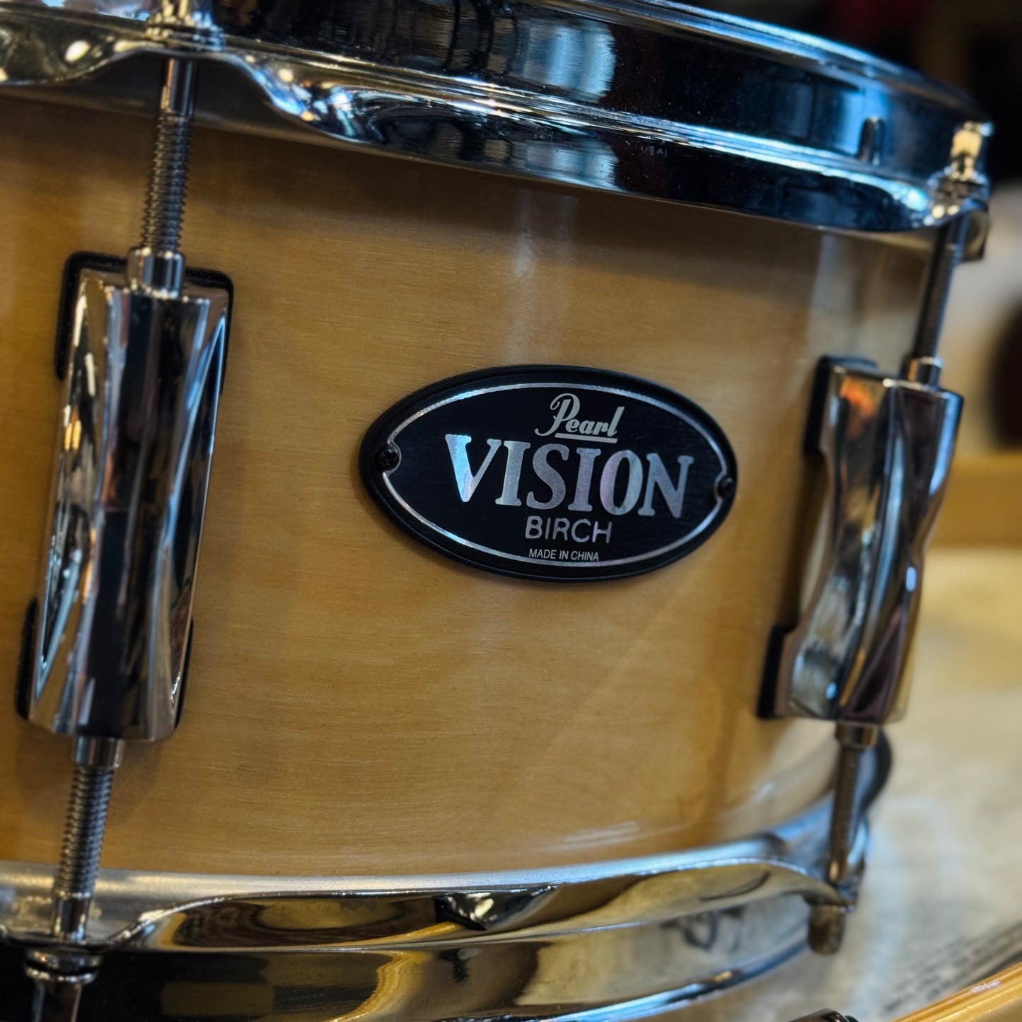 USED Pearl Vision Birch Bop Outfit in Natural Lacquer - 14x18, 8x10, 8x12, 14x14, 5.5x14