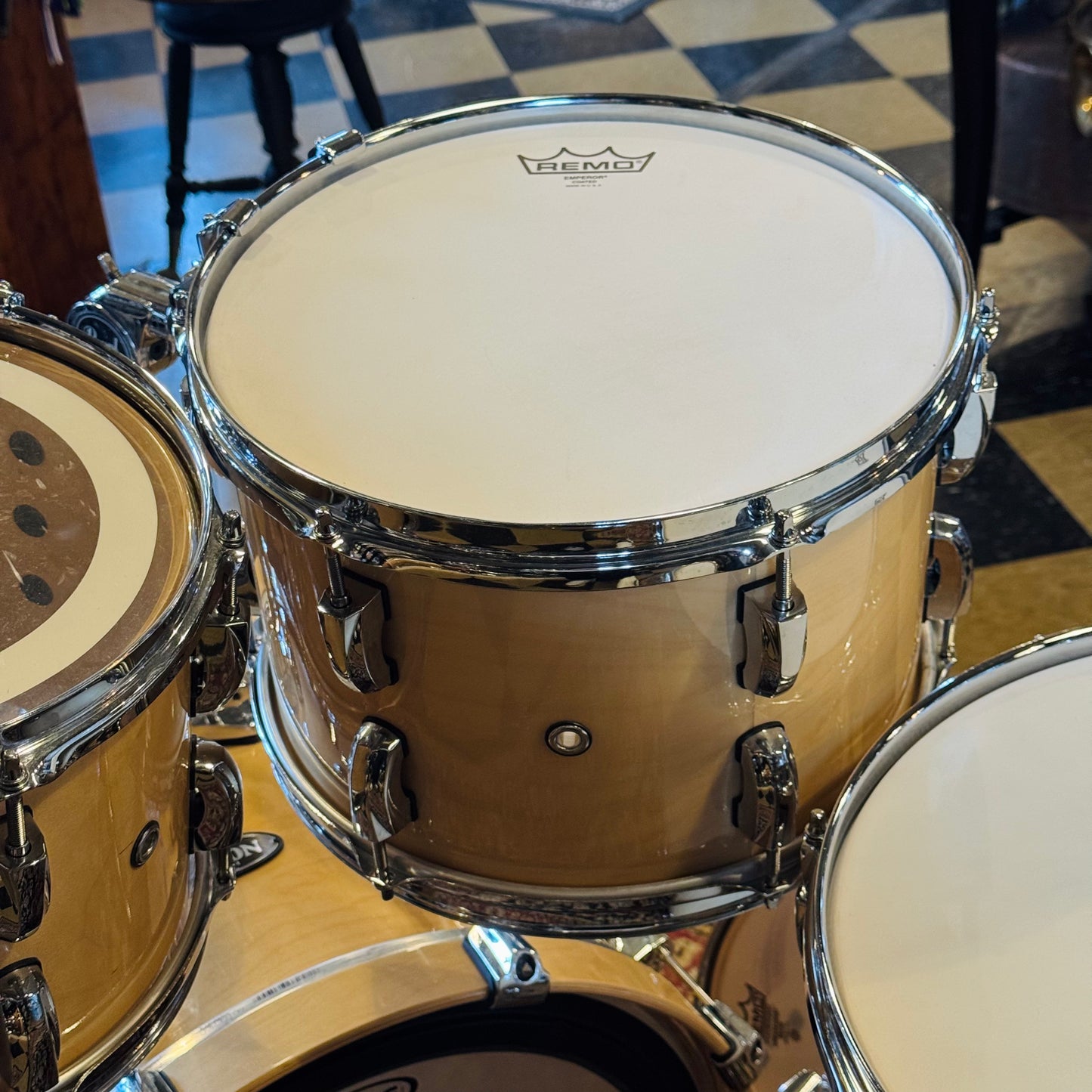USED Pearl Vision Birch Bop Outfit in Natural Lacquer - 14x18, 8x10, 8x12, 14x14, 5.5x14