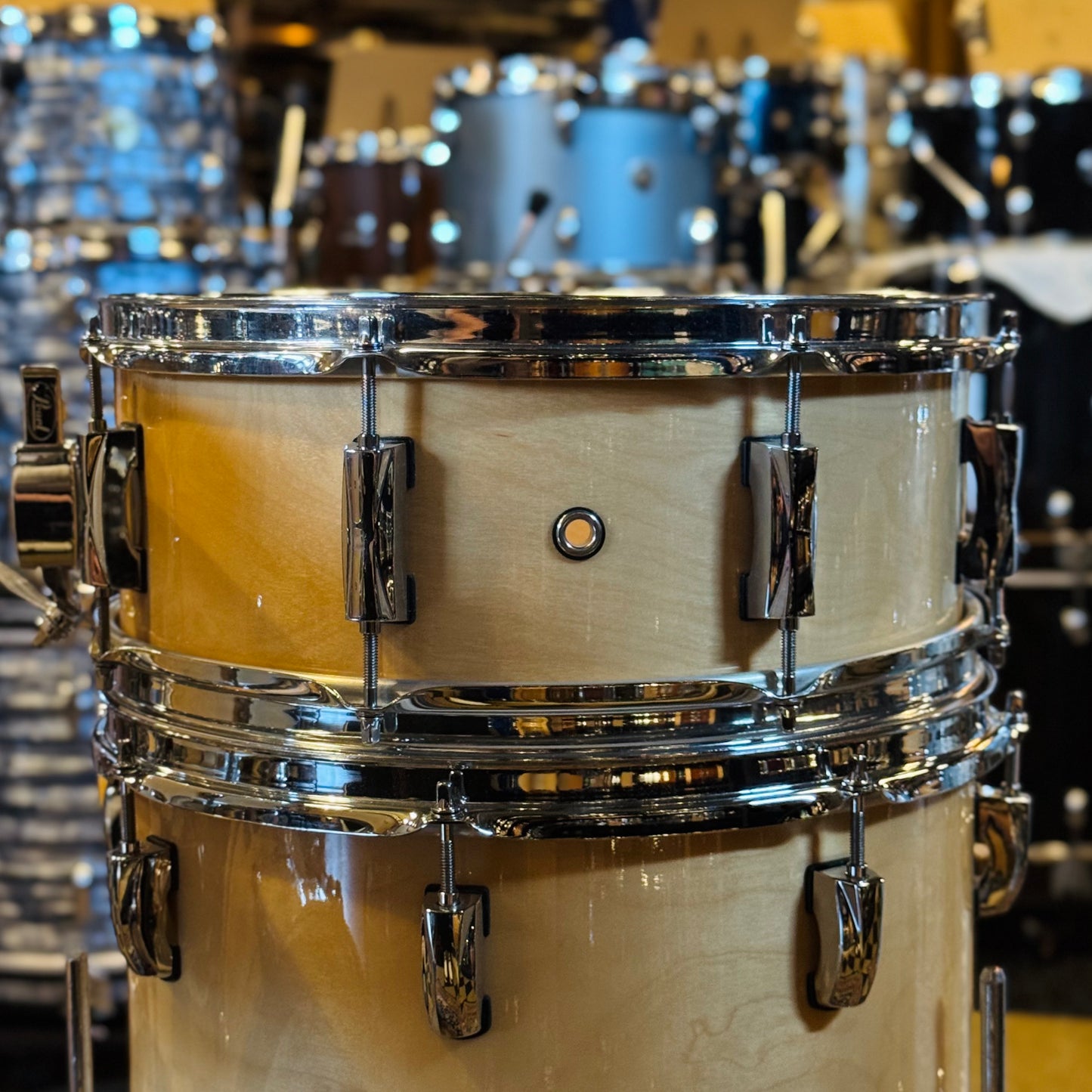USED Pearl Vision Birch Bop Outfit in Natural Lacquer - 14x18, 8x10, 8x12, 14x14, 5.5x14