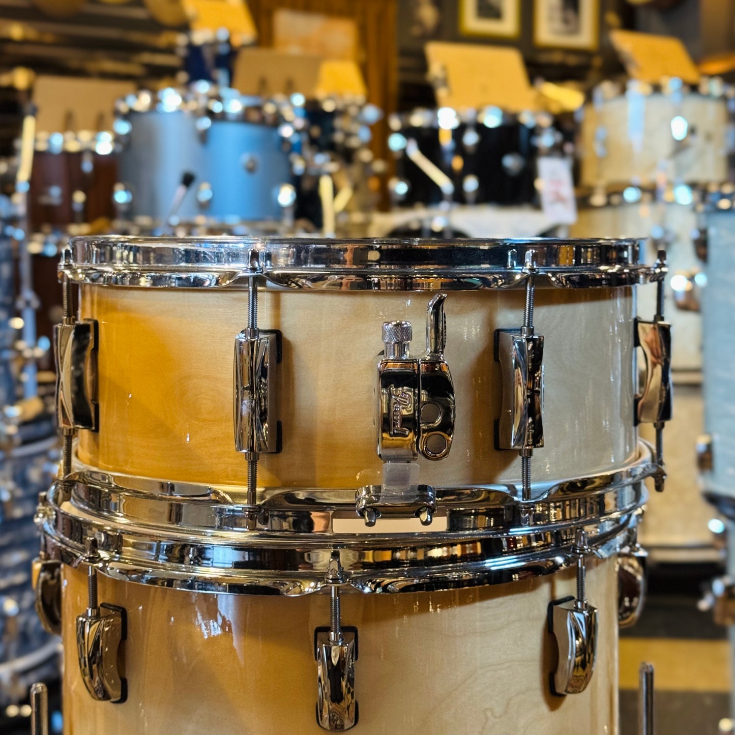 USED Pearl Vision Birch Bop Outfit in Natural Lacquer - 14x18, 8x10, 8x12, 14x14, 5.5x14