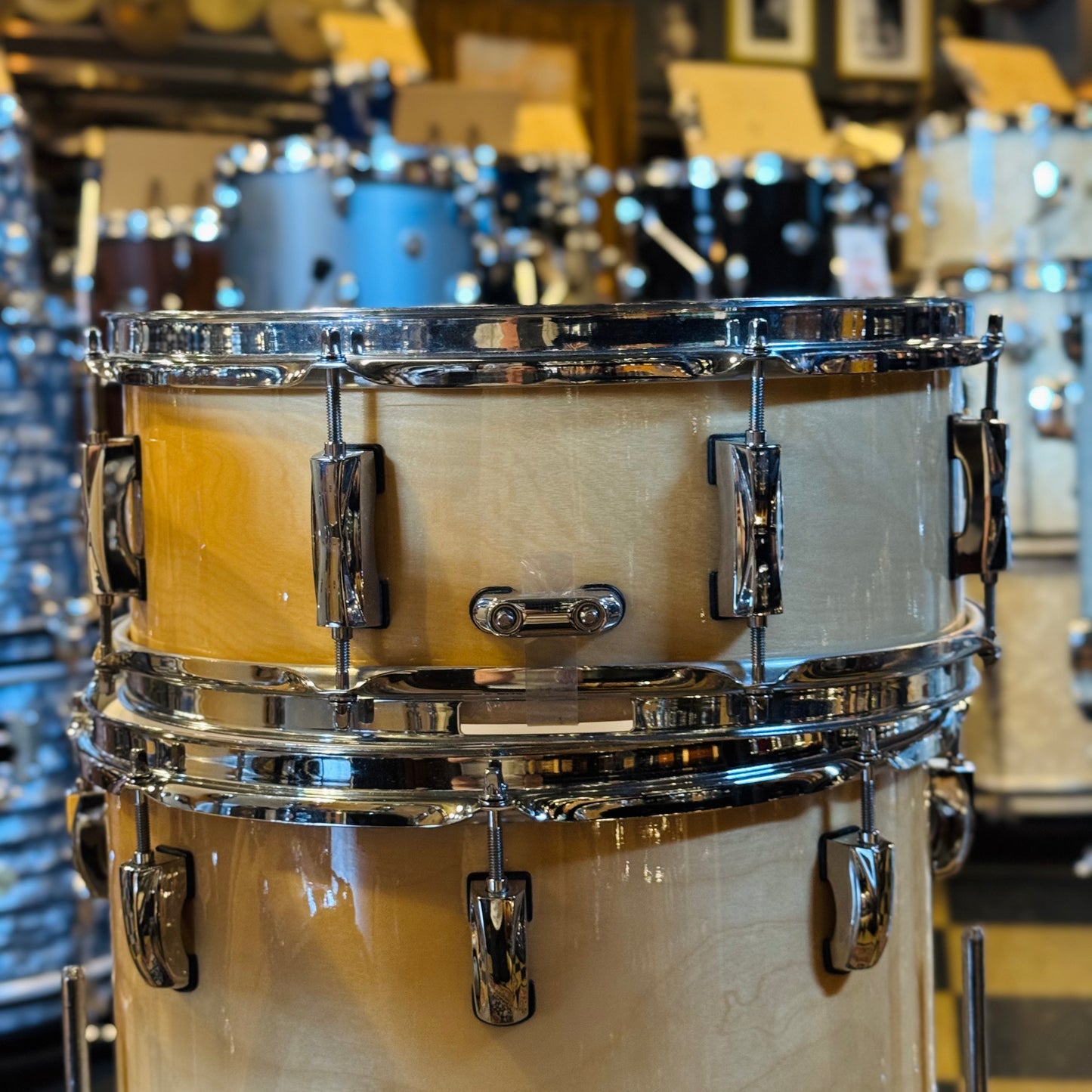 USED Pearl Vision Birch Bop Outfit in Natural Lacquer - 14x18, 8x10, 8x12, 14x14, 5.5x14