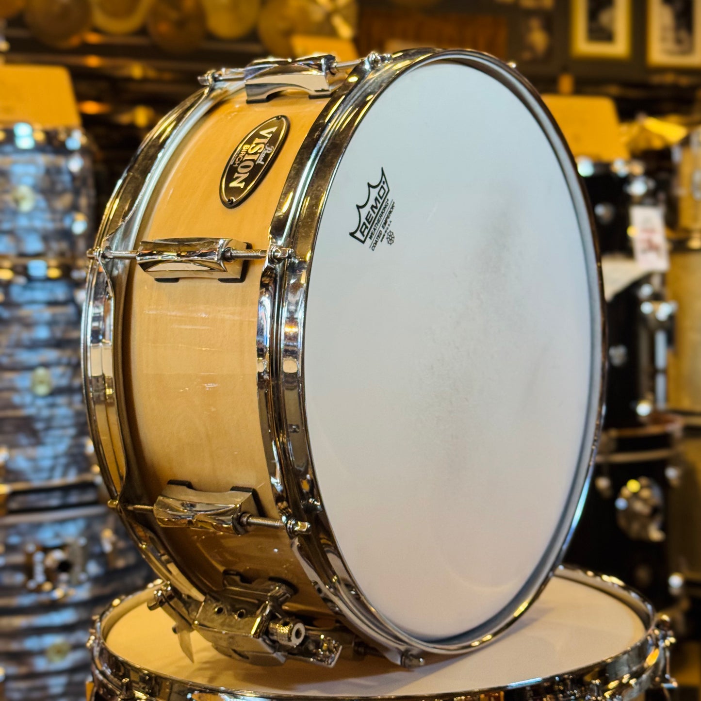 USED Pearl Vision Birch Bop Outfit in Natural Lacquer - 14x18, 8x10, 8x12, 14x14, 5.5x14