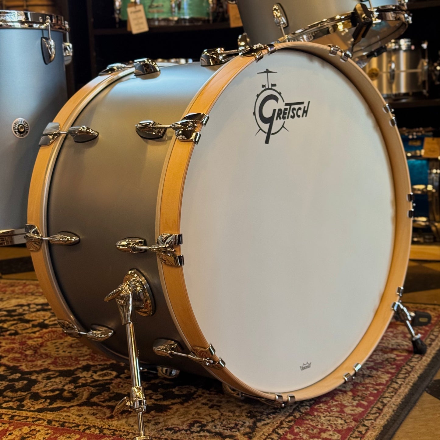 NEW Gretsch Brooklyn in Satin Ice Blue Metallic - 14x24, 9x13, 16x16