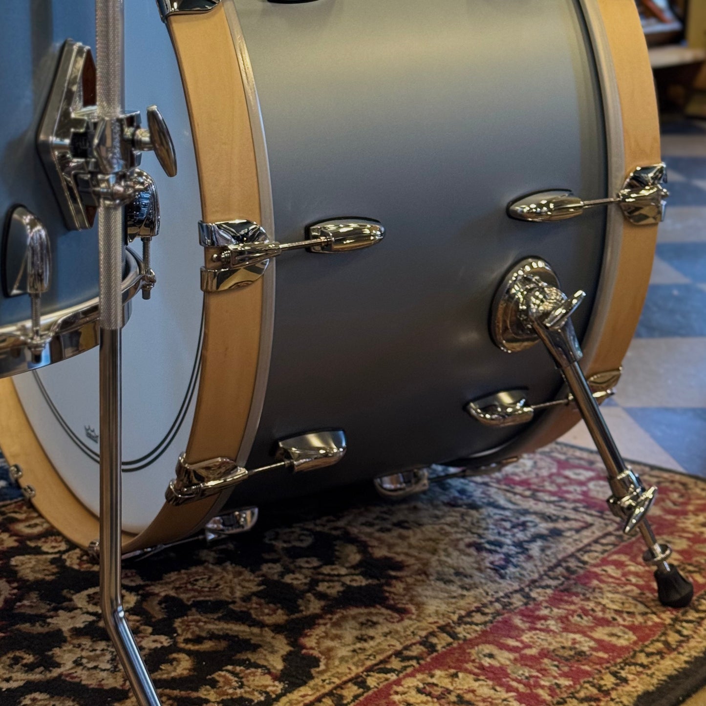 NEW Gretsch Brooklyn in Satin Ice Blue Metallic - 14x24, 9x13, 16x16