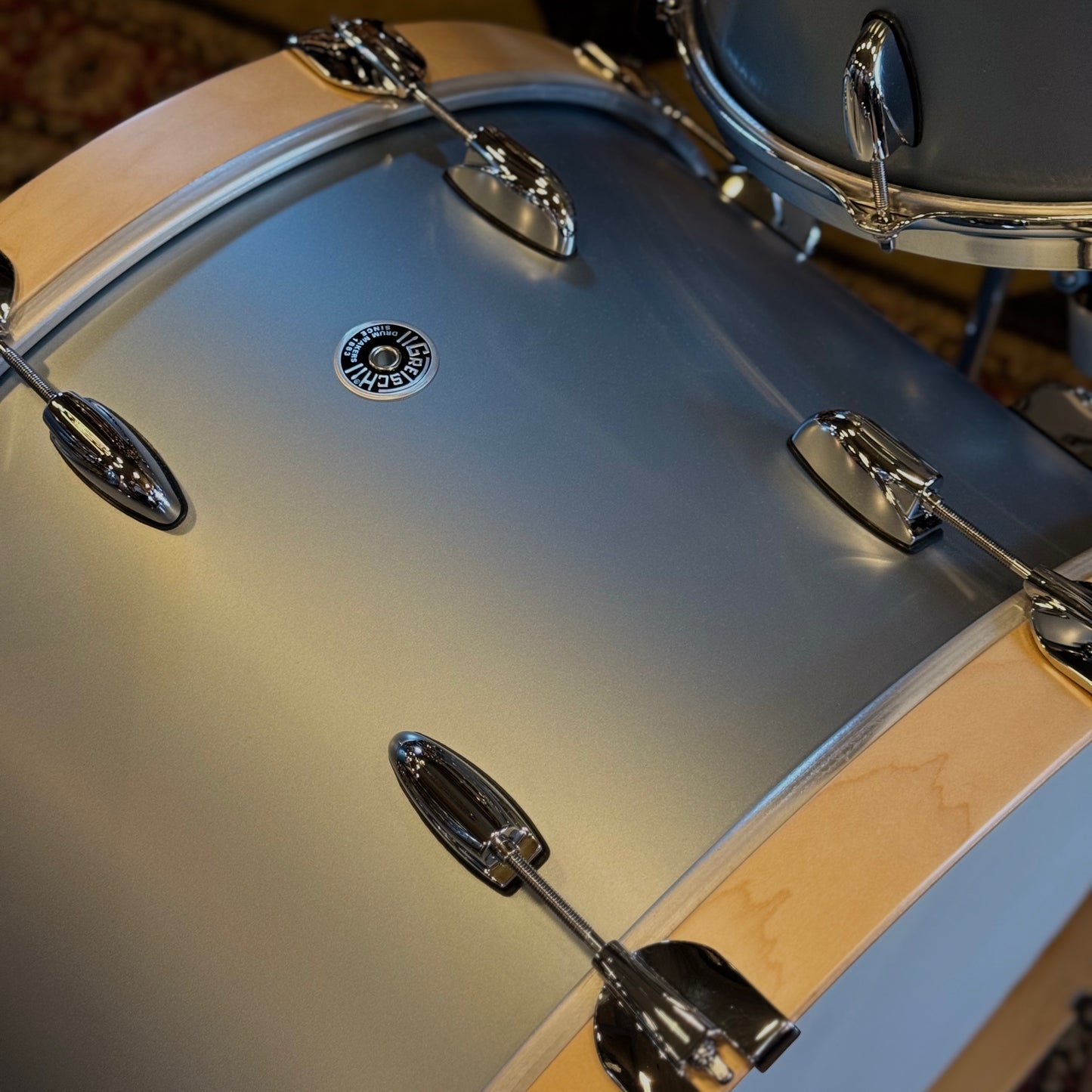 NEW Gretsch Brooklyn in Satin Ice Blue Metallic - 14x24, 9x13, 16x16