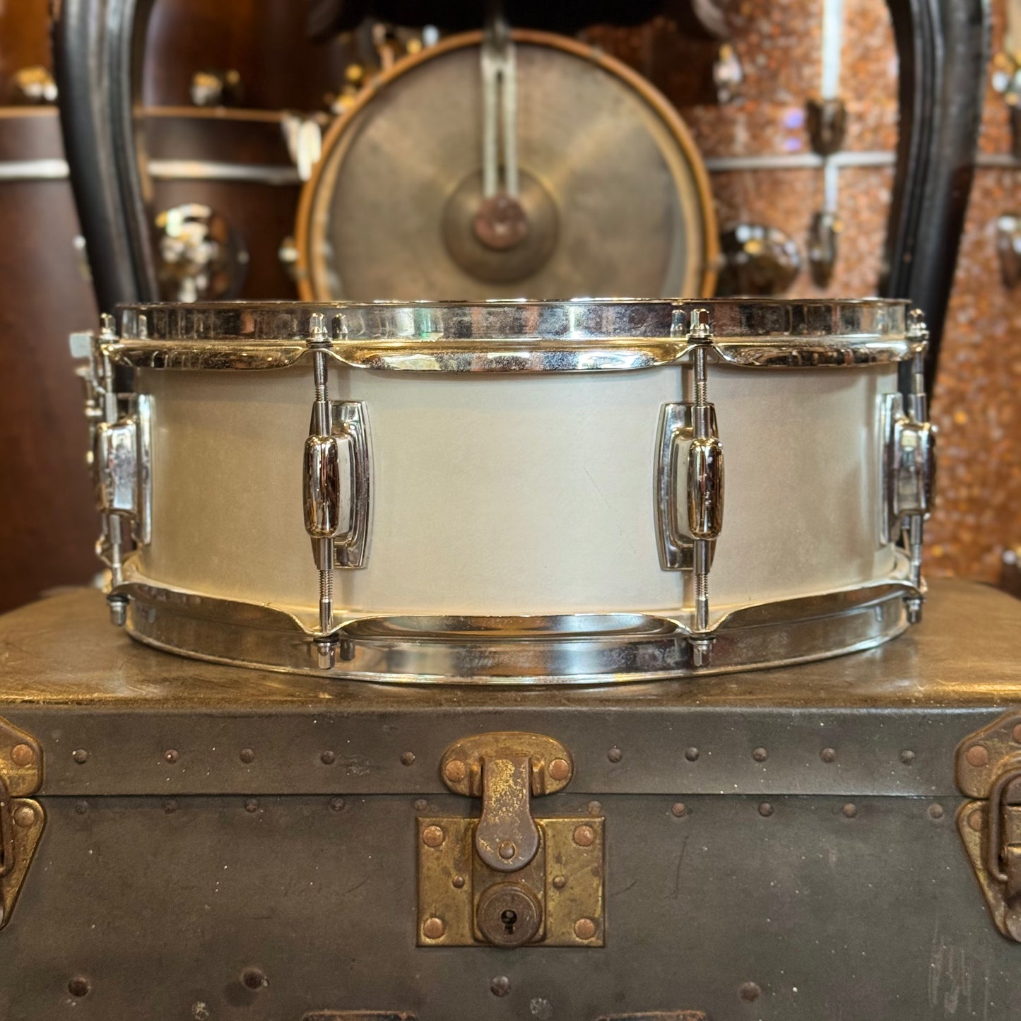 VINTAGE 1970's Ludwig 5x14 Standard Aluminum