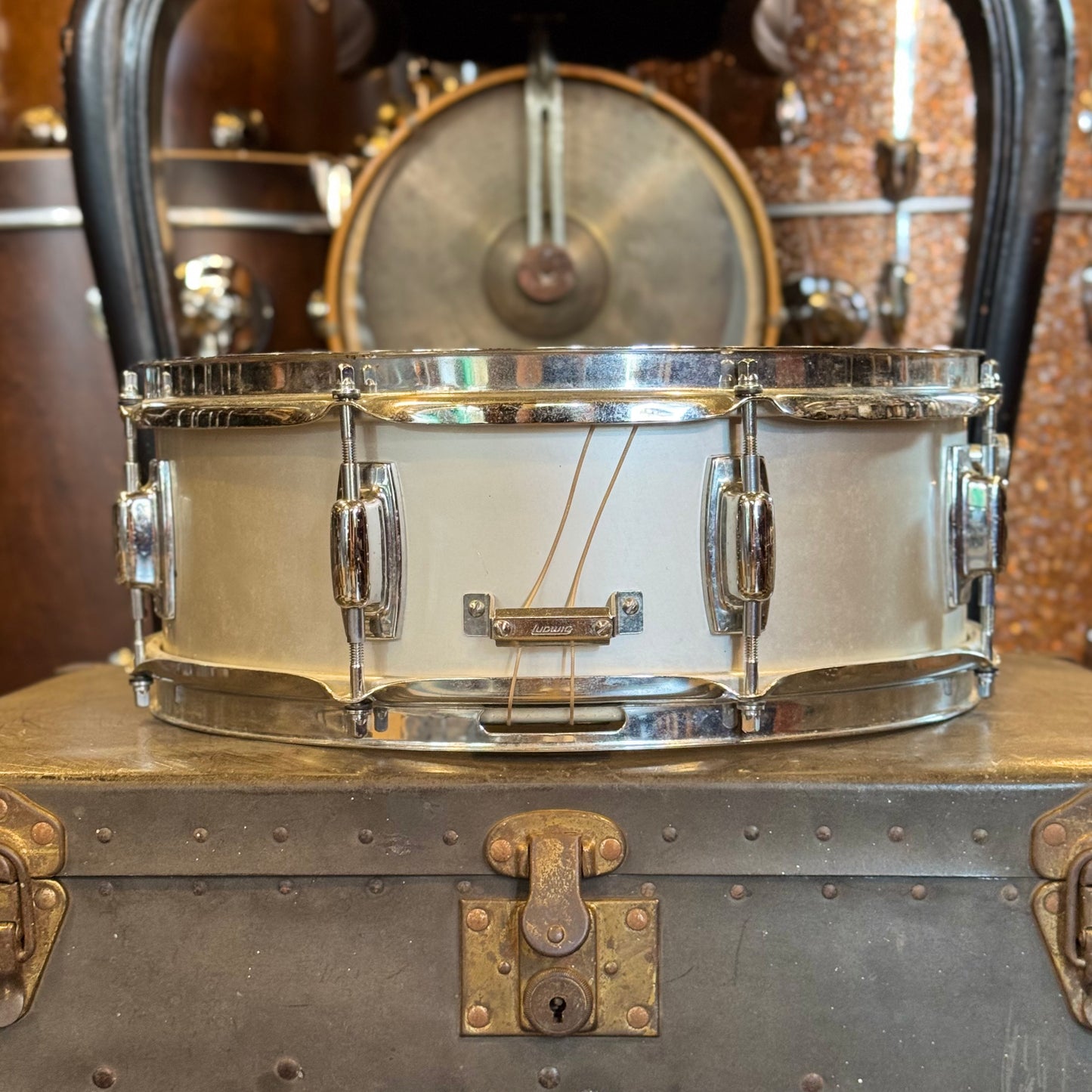 VINTAGE 1970's Ludwig 5x14 Standard Aluminum