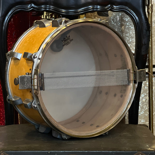 VINTAGE 1940's Lefima 8x14 Snare Drum in White Marine Pearl