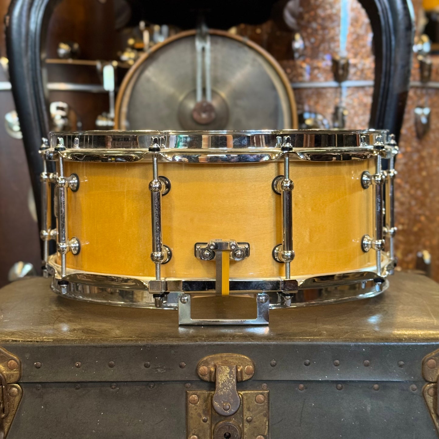 USED 5.5x14 Pearl Concert Series Snare Drum in Natural Gloss