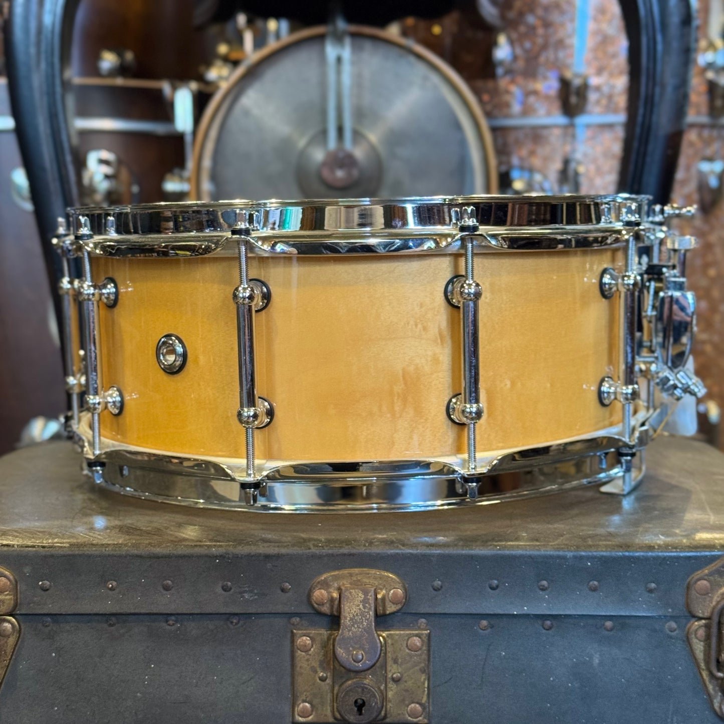 USED 5.5x14 Pearl Concert Series Snare Drum in Natural Gloss