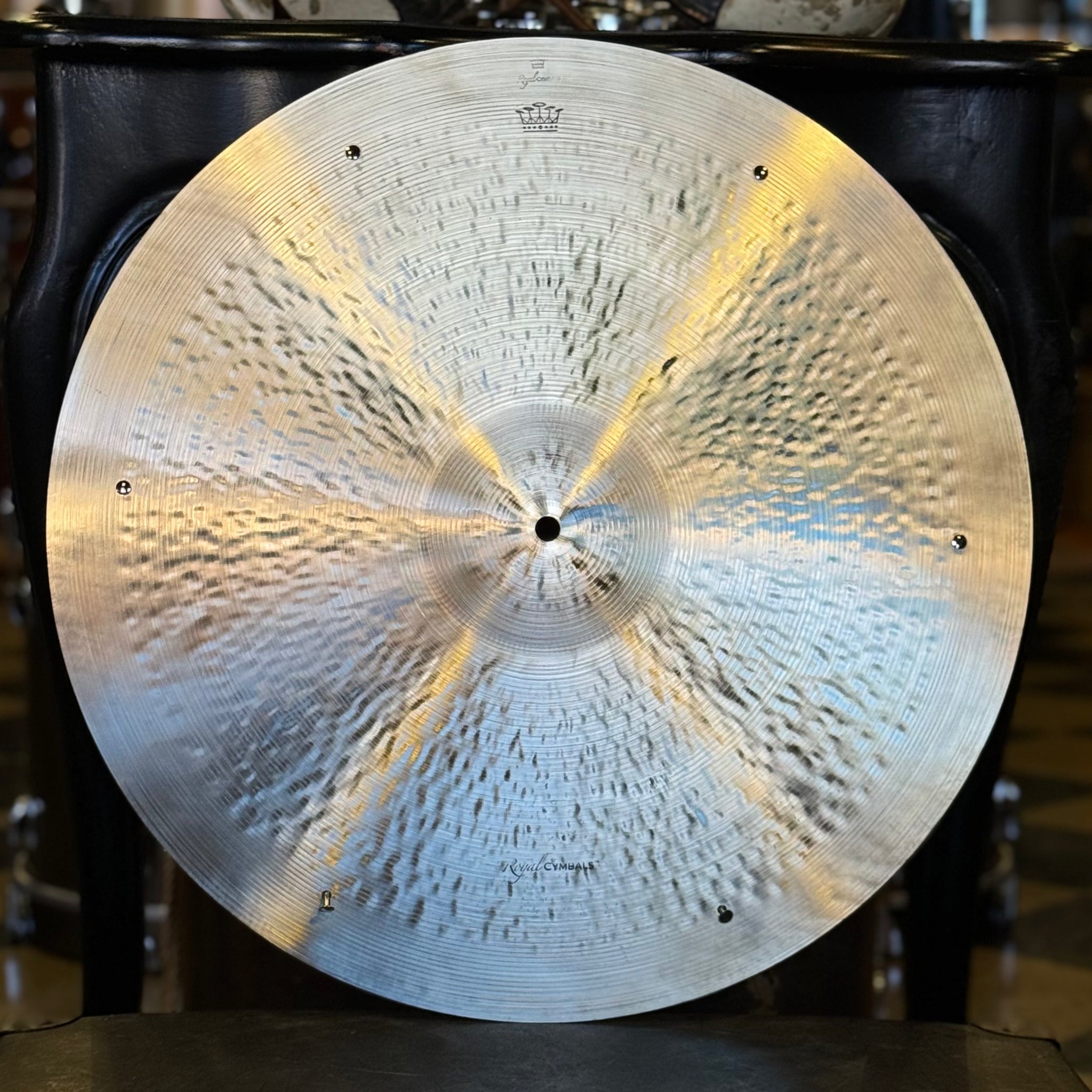 NEW Royal Cymbals 20" Royal Light Sizzle Ride Cymbal w/ Six Rivets - 2129g