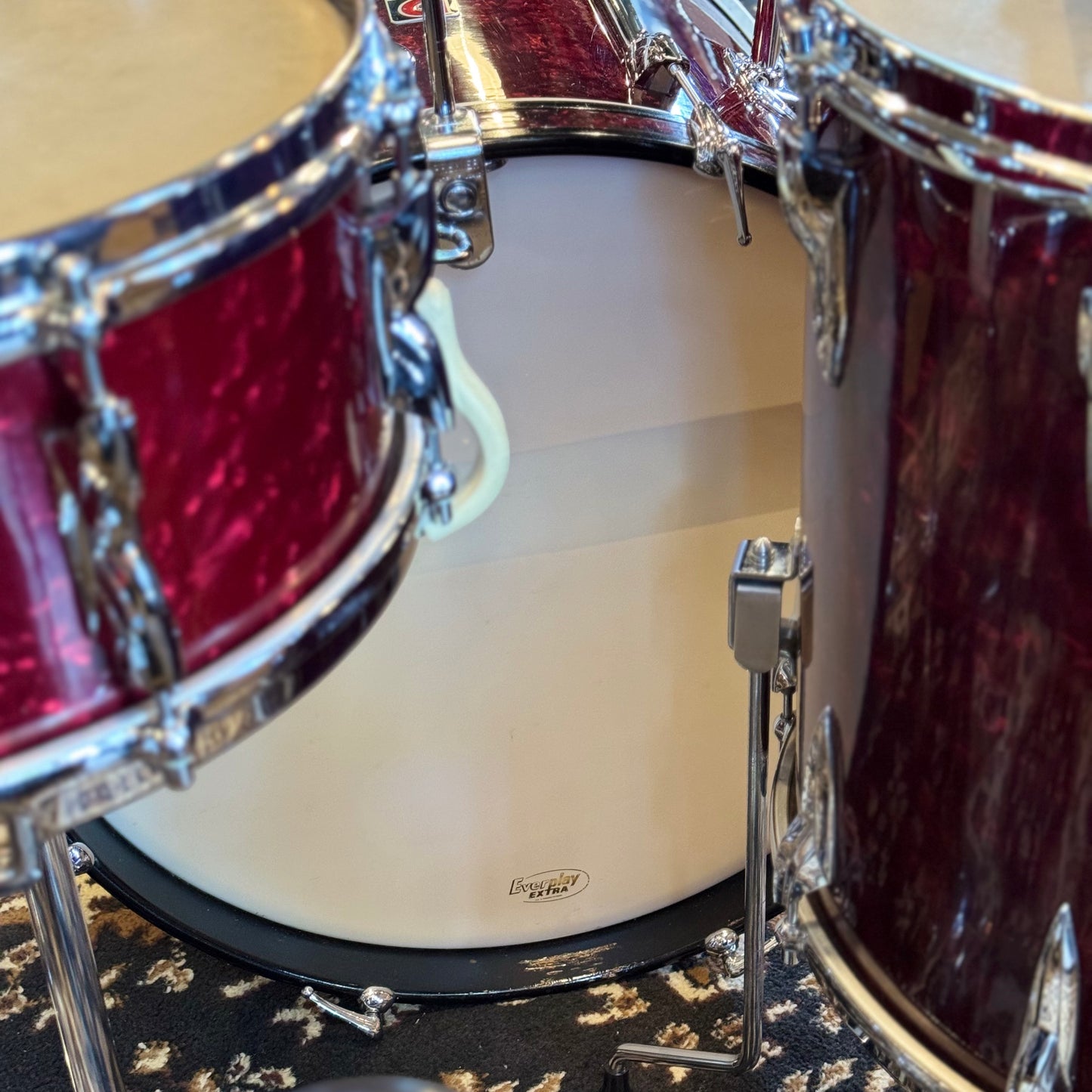 VINTAGE 1960's Premier in Ruby Pearl - 14x20, 8x12, 16x16, 5.5x14