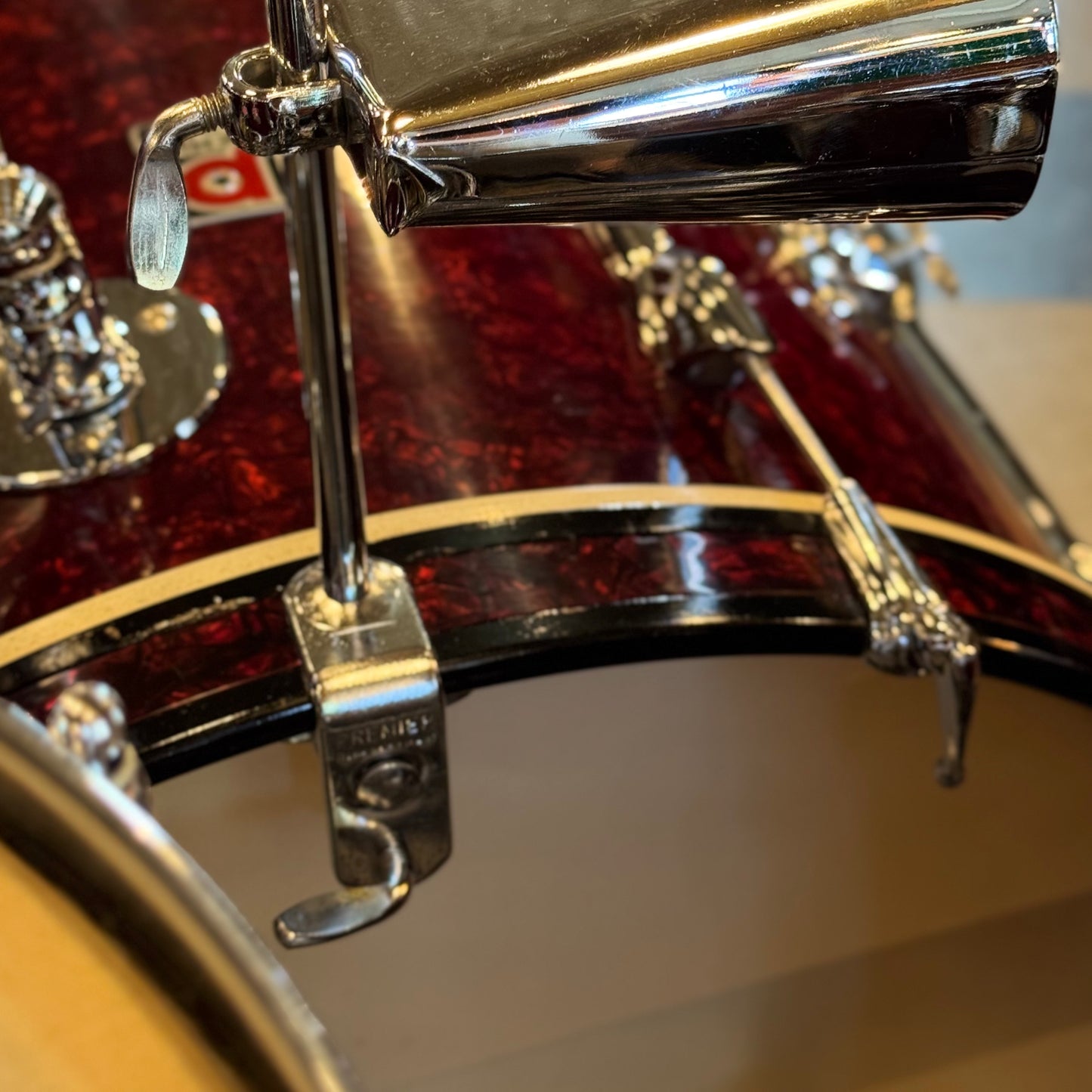 VINTAGE 1960's Premier in Ruby Pearl - 14x20, 8x12, 16x16, 5.5x14