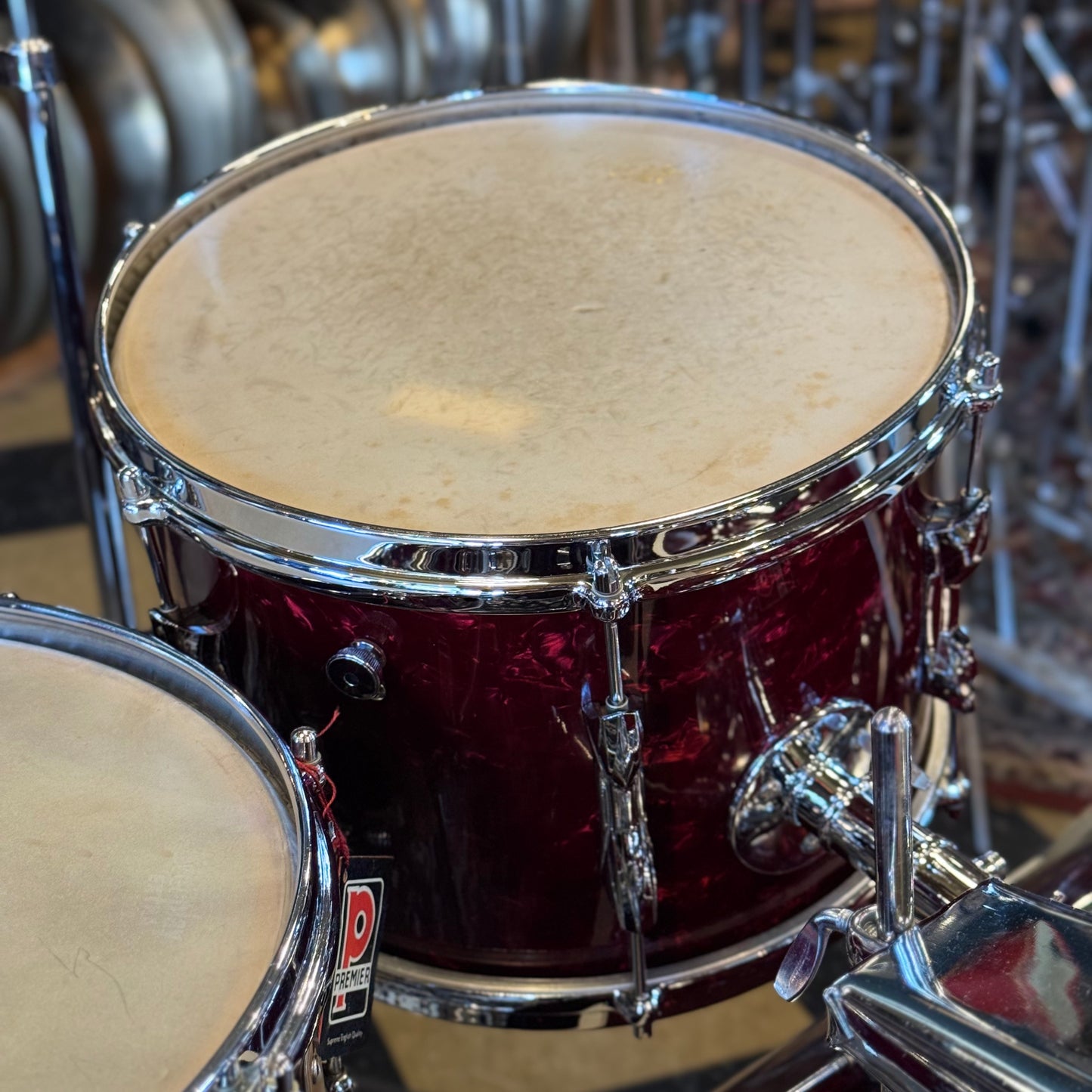 VINTAGE 1960's Premier in Ruby Pearl - 14x20, 8x12, 16x16, 5.5x14