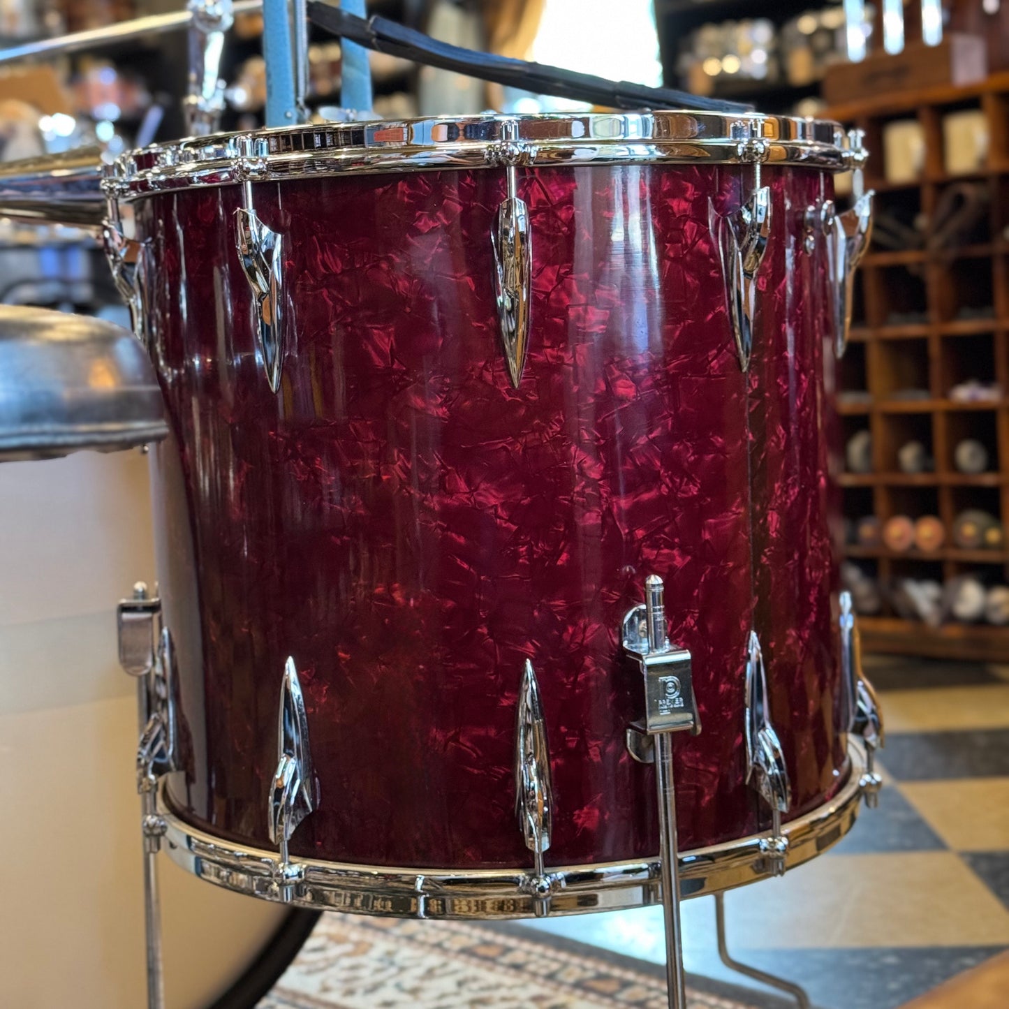 VINTAGE 1960's Premier in Ruby Pearl - 14x20, 8x12, 16x16, 5.5x14