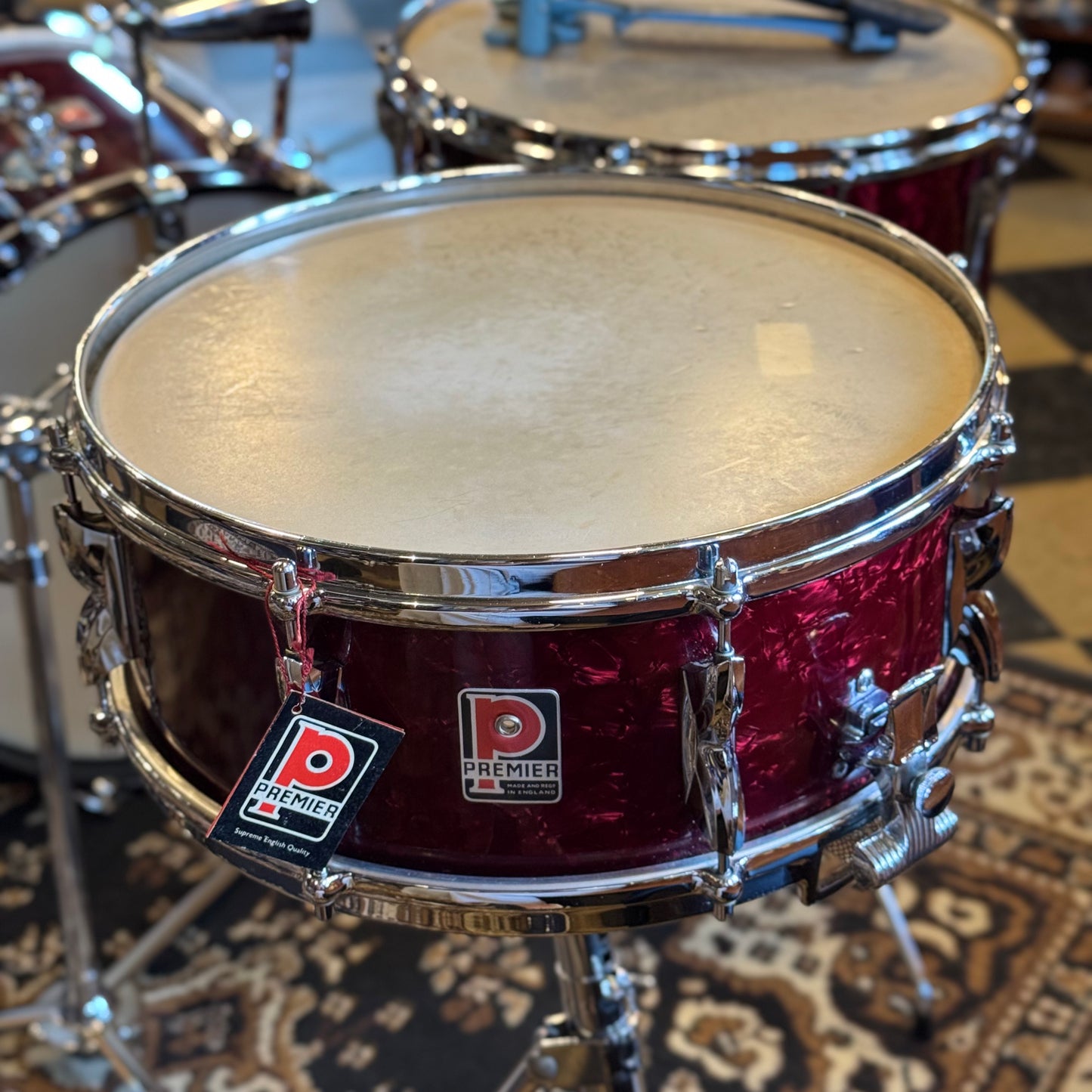 VINTAGE 1960's Premier in Ruby Pearl - 14x20, 8x12, 16x16, 5.5x14