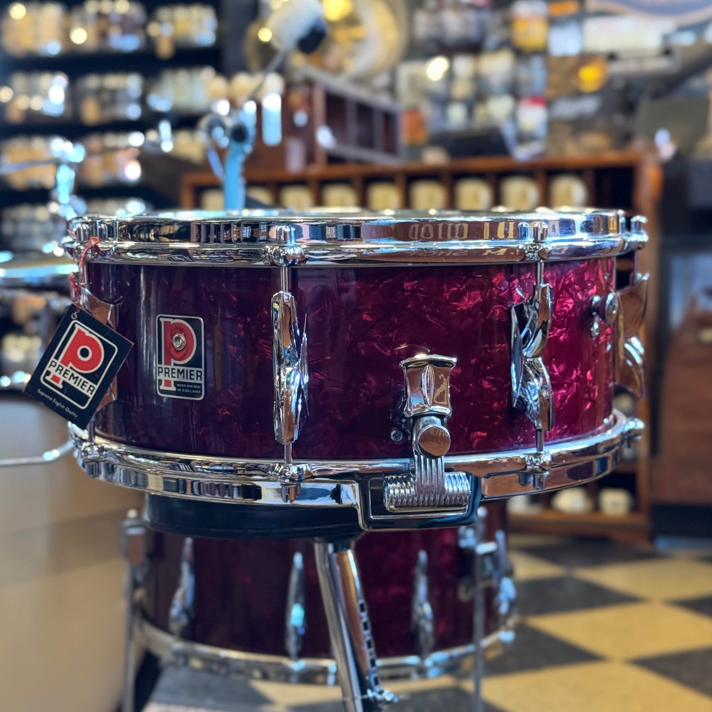 VINTAGE 1960's Premier in Ruby Pearl - 14x20, 8x12, 16x16, 5.5x14