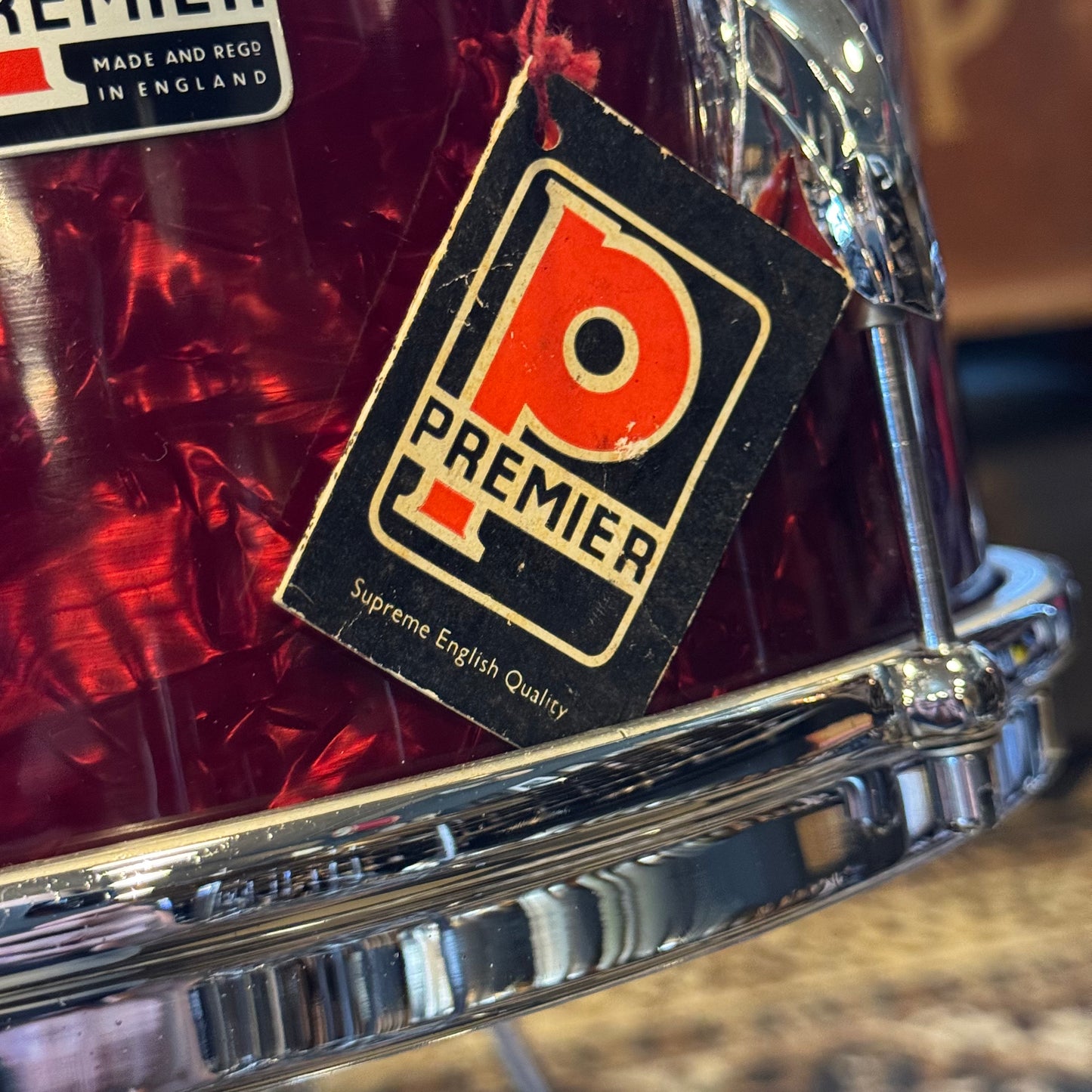 VINTAGE 1960's Premier in Ruby Pearl - 14x20, 8x12, 16x16, 5.5x14