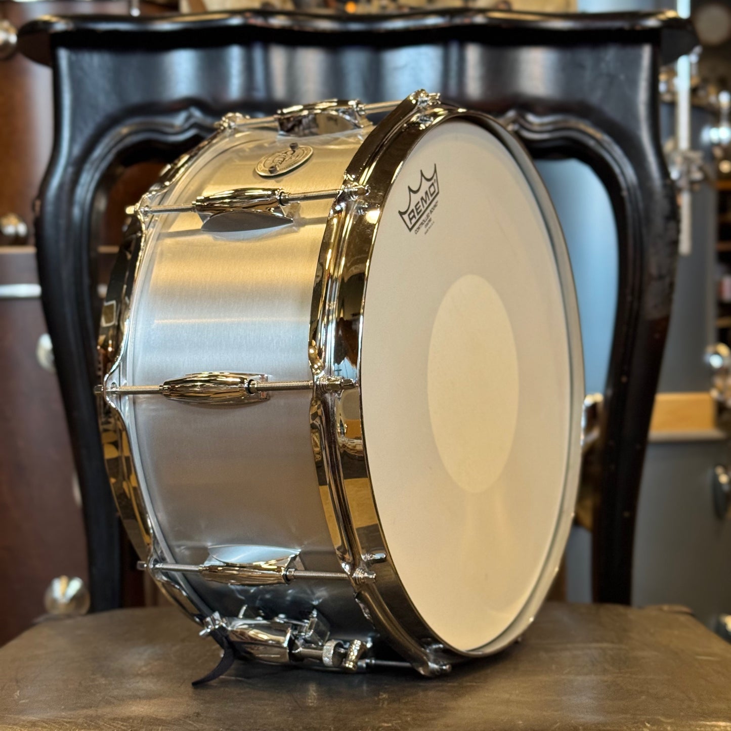 USED Gretsch 6.5x14 Full Range "Grand Prix" Aluminum Snare Drum