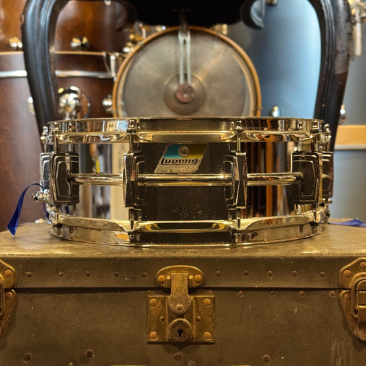 VINTAGE 1970's Ludwig 5x14 Lm400 Supraphonic Snare Drum