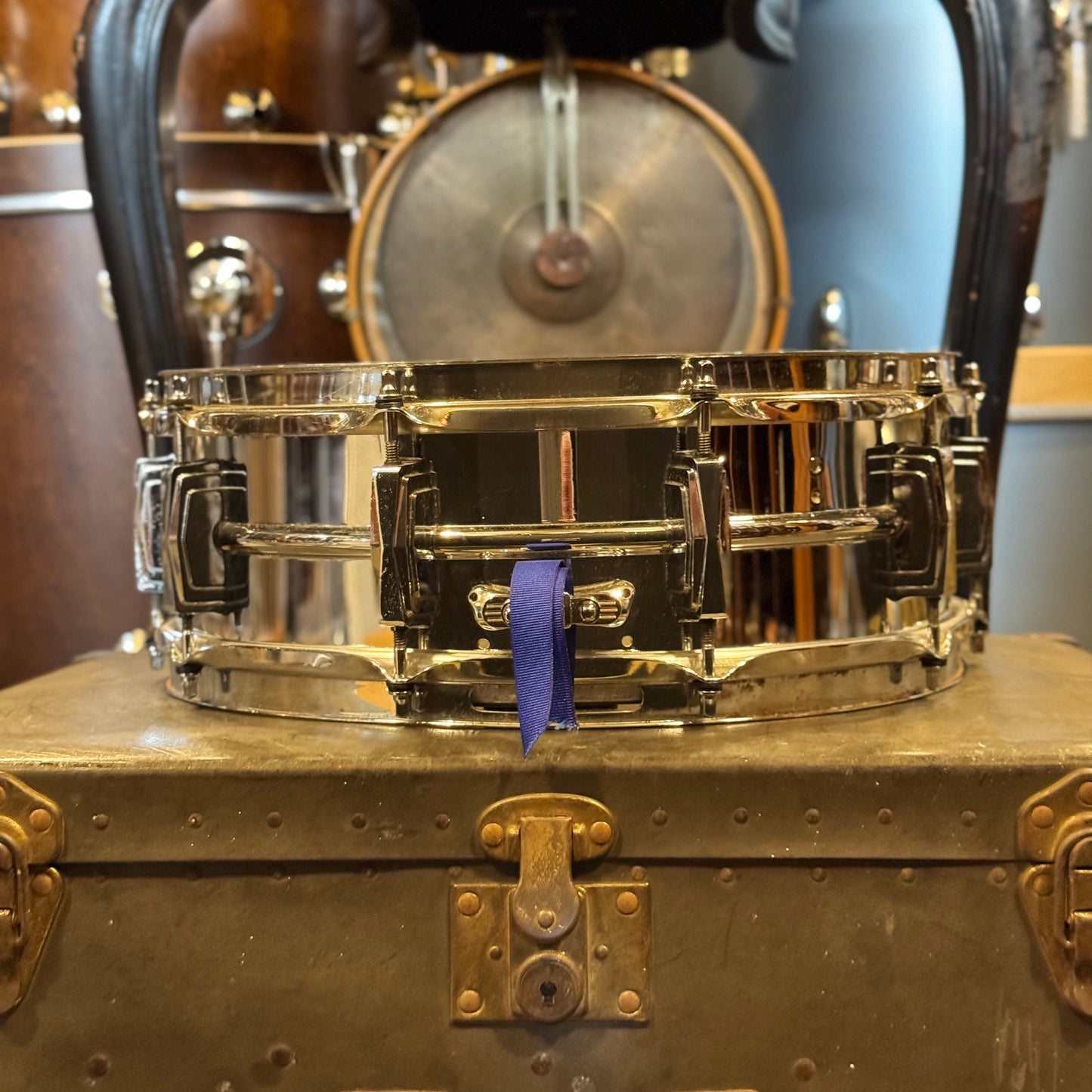 VINTAGE 1970's Ludwig 5x14 Lm400 Supraphonic Snare Drum