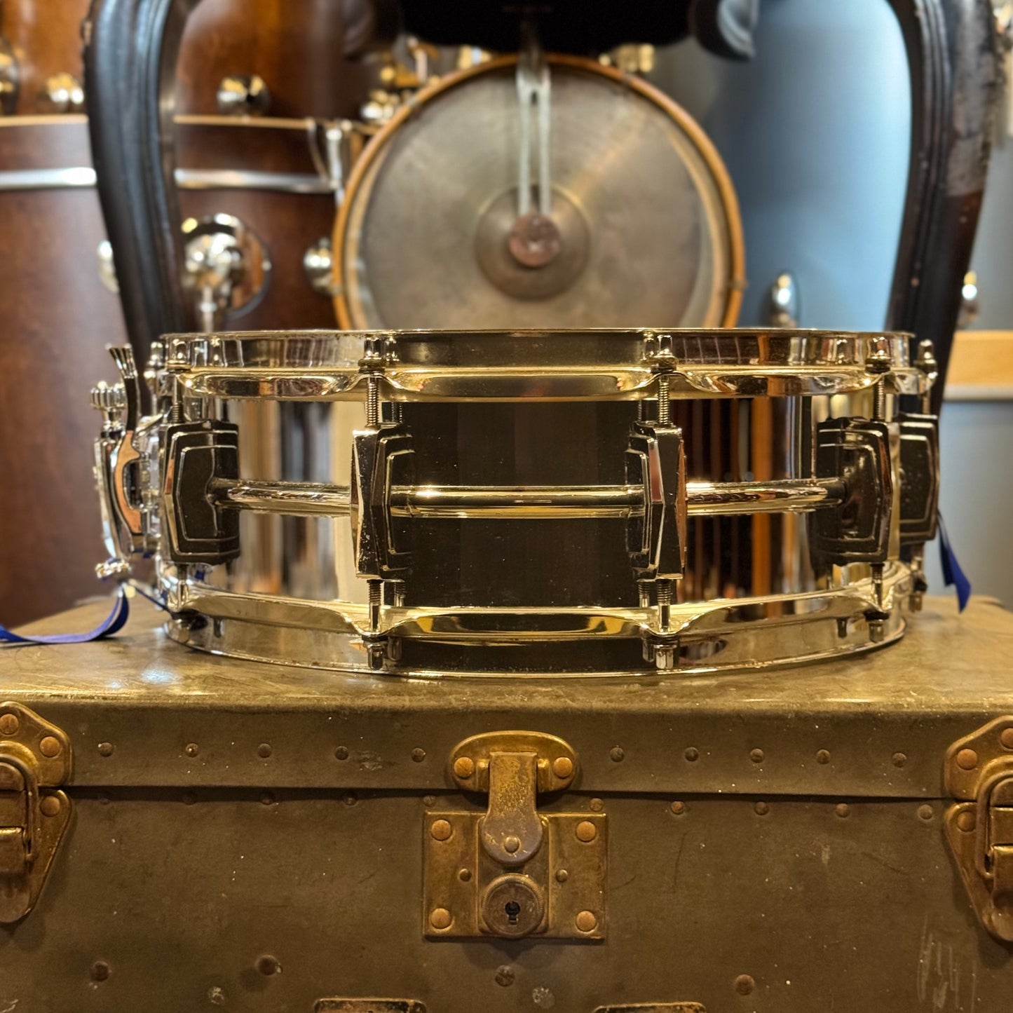 VINTAGE 1970's Ludwig 5x14 Lm400 Supraphonic Snare Drum