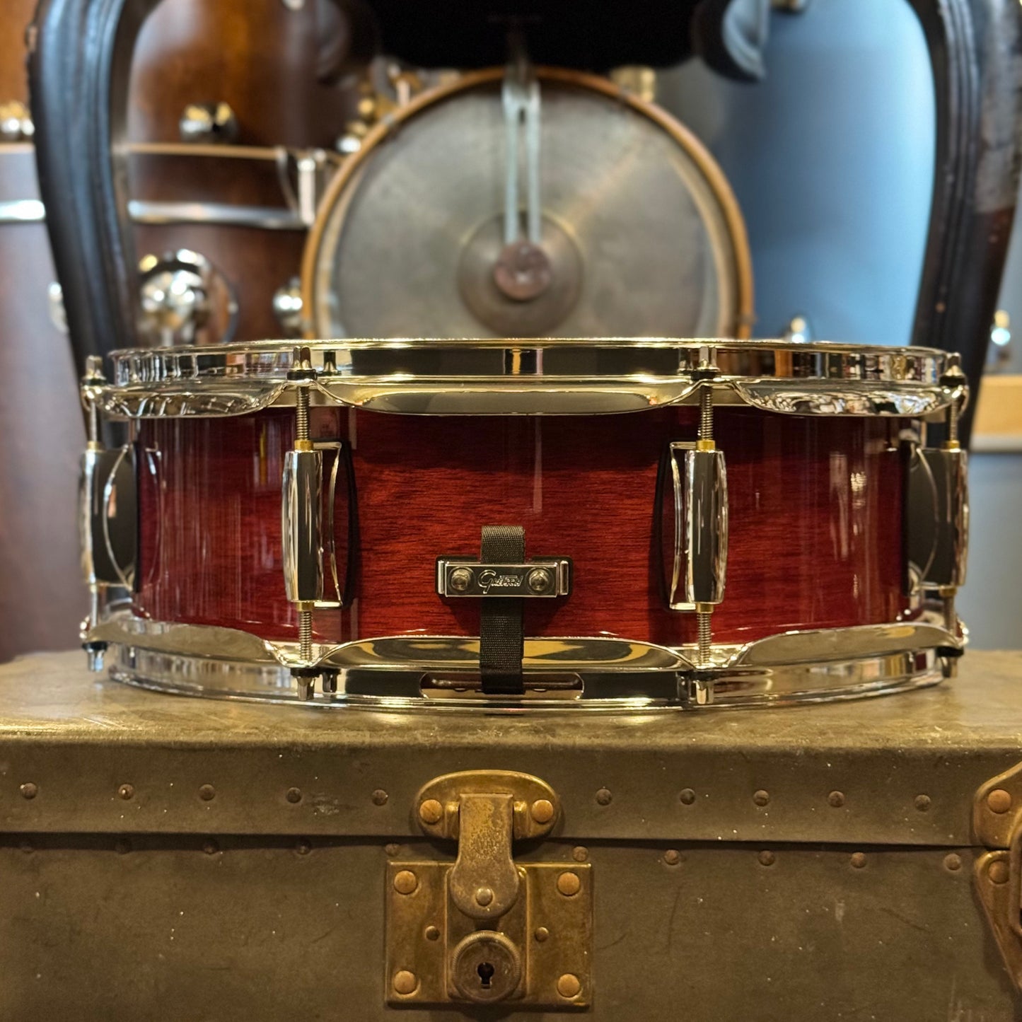 NEW Gretsch 5x14 Full Range Mahogany/Maple Snare Drum in Gloss Mahogany