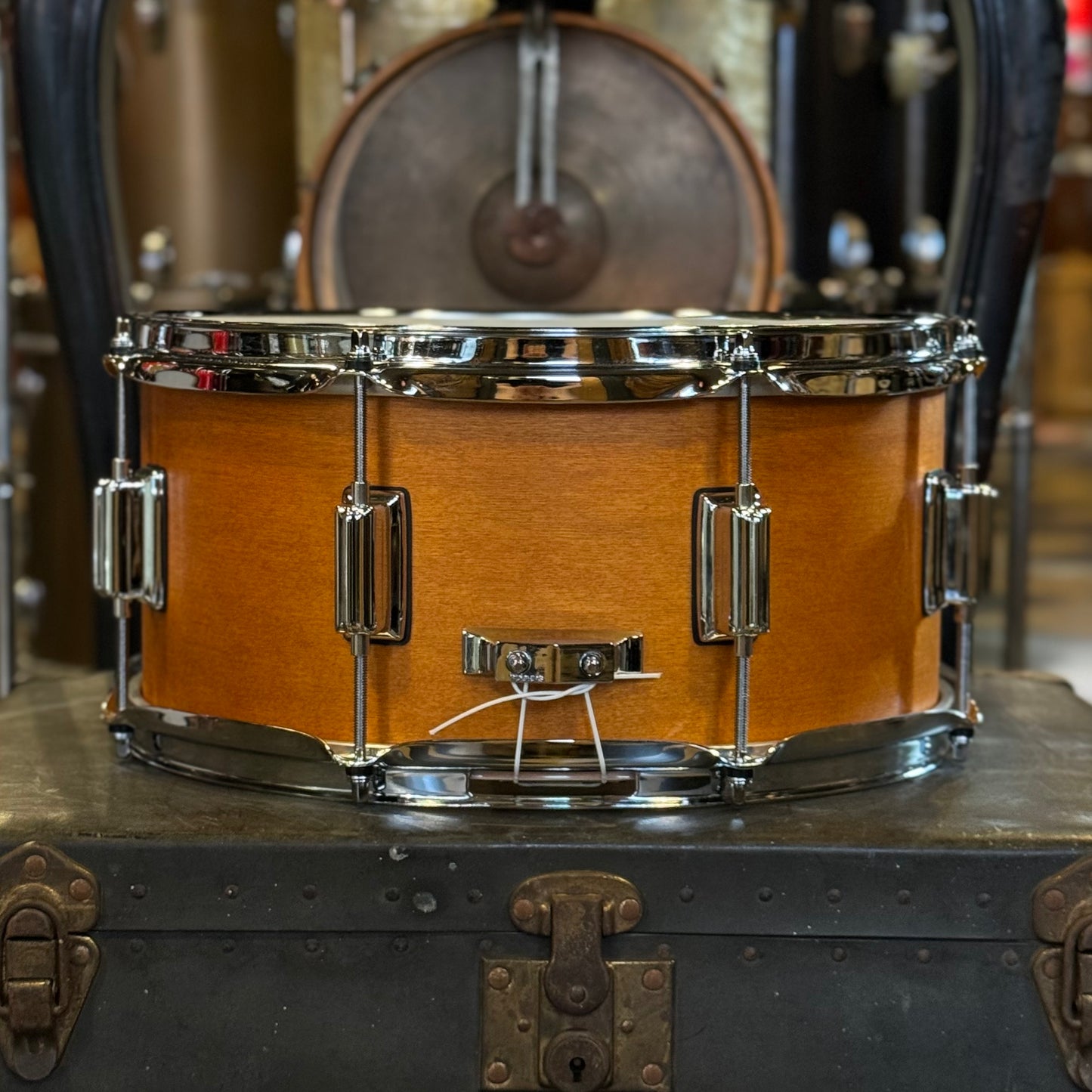 NEW Rogers 6.5x14 Powertone Snare Drum in Satin Fruit Wood Stain