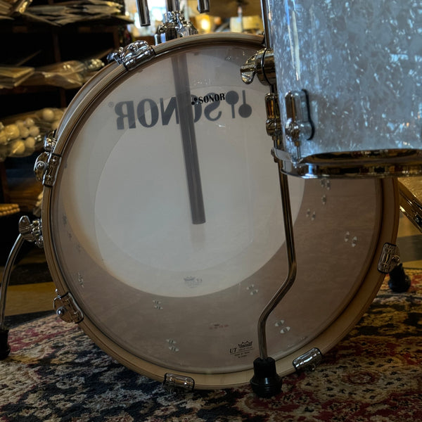 NEW Sonor AQ2 Bop in White Marine Pearl - 14x18, 8x12, 13x14 & 6x14