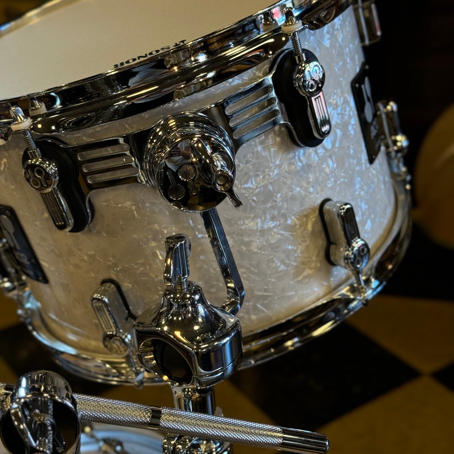 NEW Sonor AQ2 Bop in White Marine Pearl - 14x18, 8x12, 13x14 & 6x14