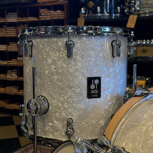 NEW Sonor AQ2 Bop in White Marine Pearl - 14x18, 8x12, 13x14 & 6x14