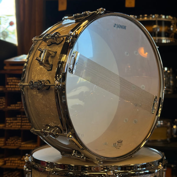 NEW Sonor AQ2 Bop in White Marine Pearl - 14x18, 8x12, 13x14 & 6x14