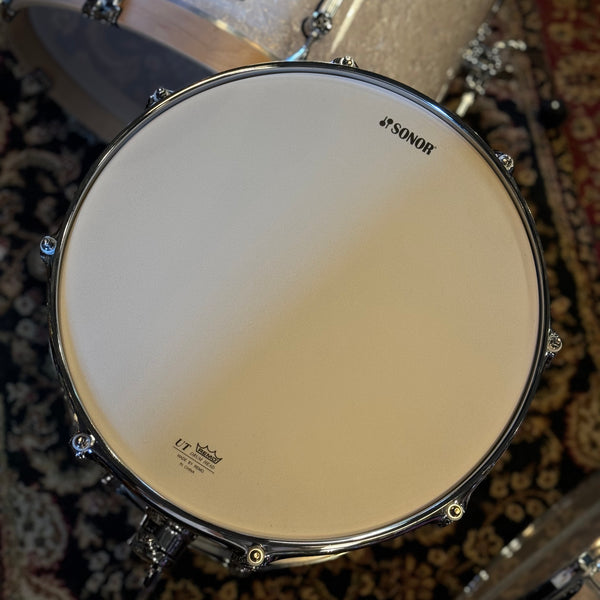 NEW Sonor AQ2 Bop in White Marine Pearl - 14x18, 8x12, 13x14 & 6x14