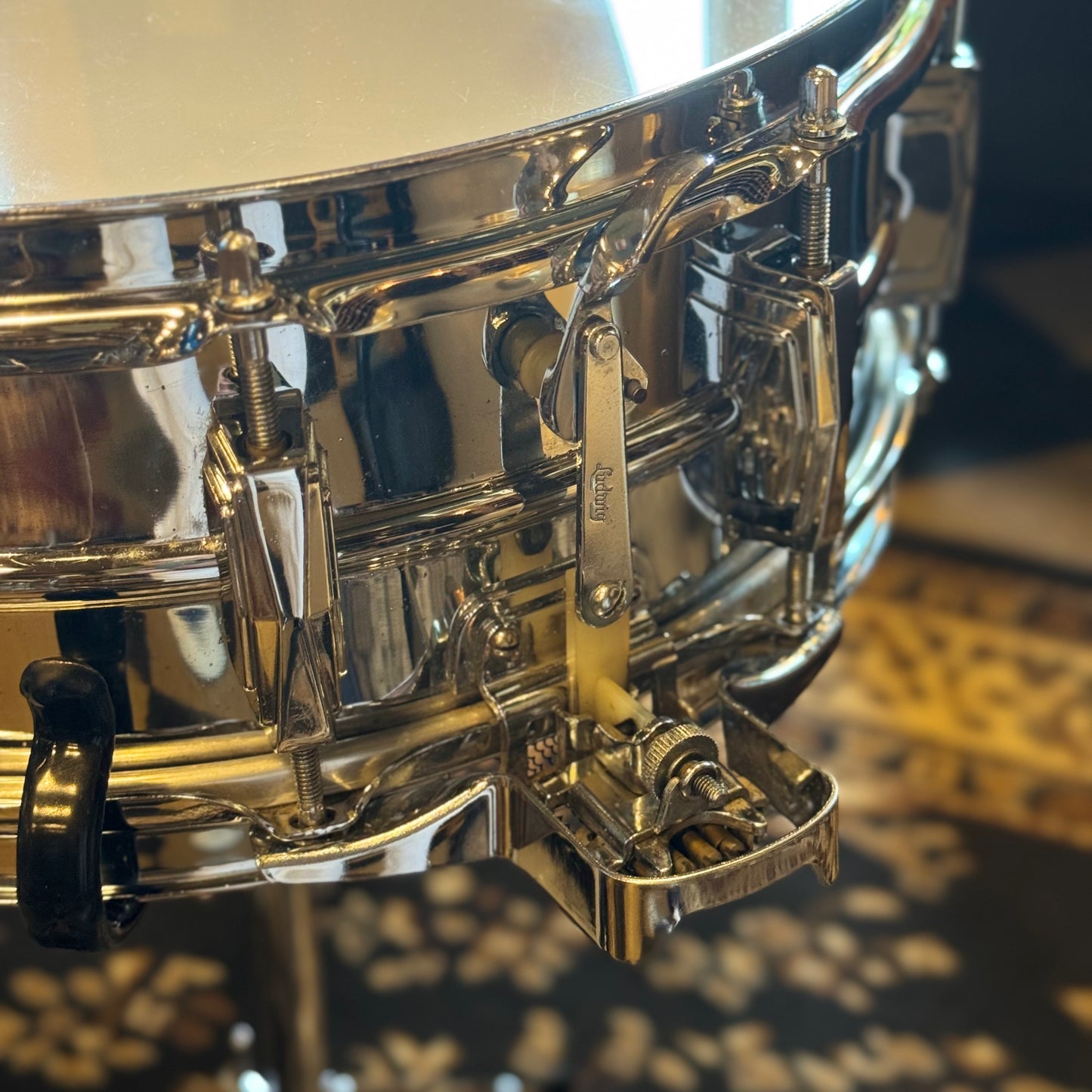 VINTAGE 1964 Ludwig Classic Outfit in Blue Sparkle - 14x22, 9x13, 16x16, 5x14 Ludwig Supersensitive