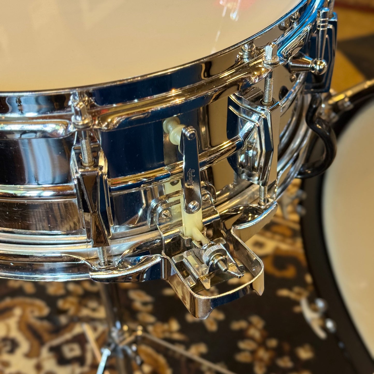 VINTAGE 1964 Ludwig Classic Outfit in Blue Sparkle - 14x22, 9x13, 16x16, 5x14 Ludwig Supersensitive