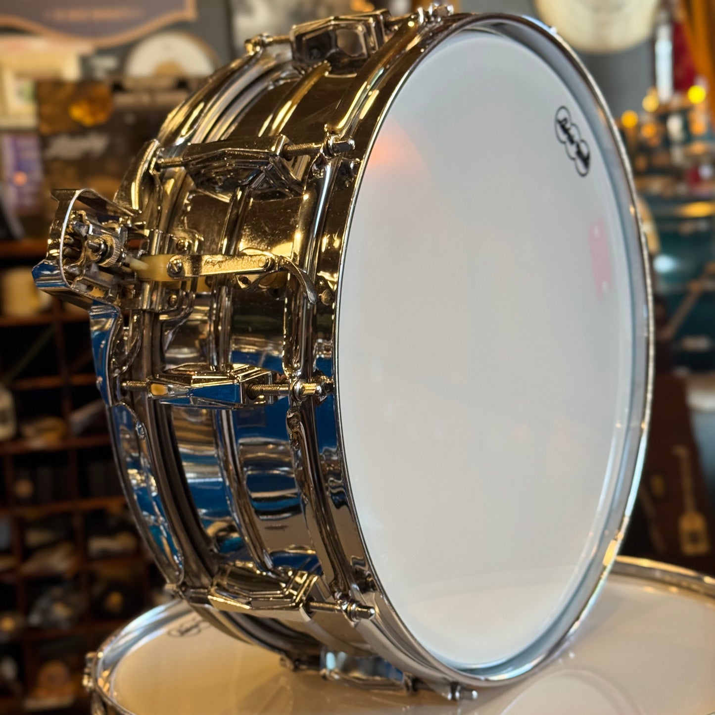 VINTAGE 1964 Ludwig Classic Outfit in Blue Sparkle - 14x22, 9x13, 16x16, 5x14 Ludwig Supersensitive
