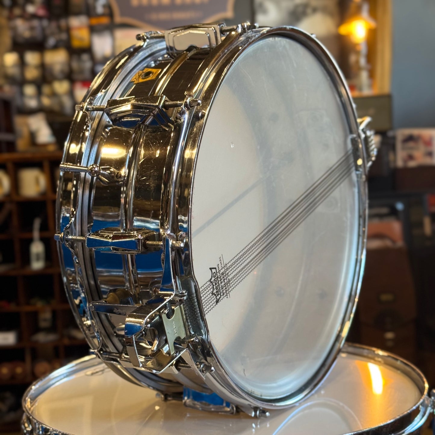 VINTAGE 1964 Ludwig Classic Outfit in Blue Sparkle - 14x22, 9x13, 16x16, 5x14 Ludwig Supersensitive