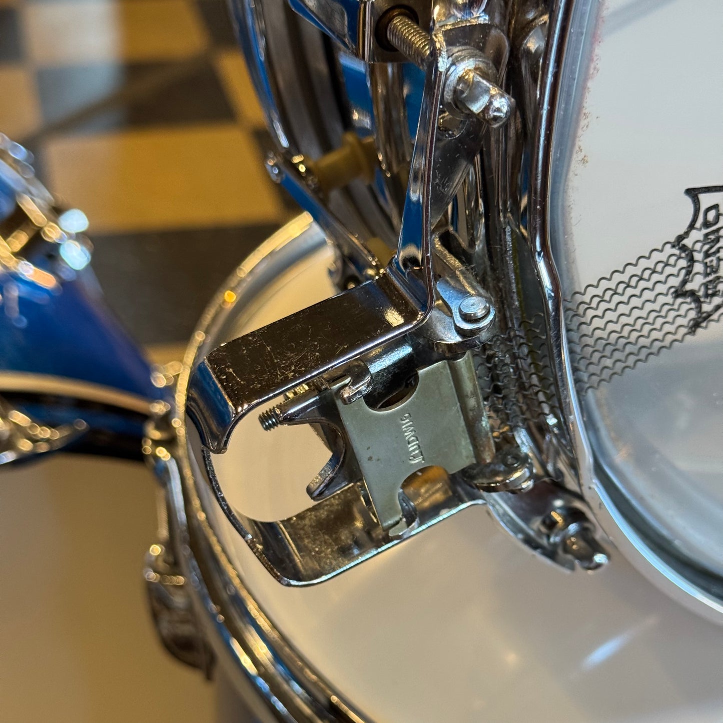 VINTAGE 1964 Ludwig Classic Outfit in Blue Sparkle - 14x22, 9x13, 16x16, 5x14 Ludwig Supersensitive