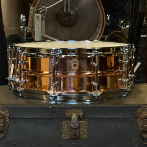 NEW Ludwig 5x14 Copper Phonic w/ Smooth Shell & Tube Lugs