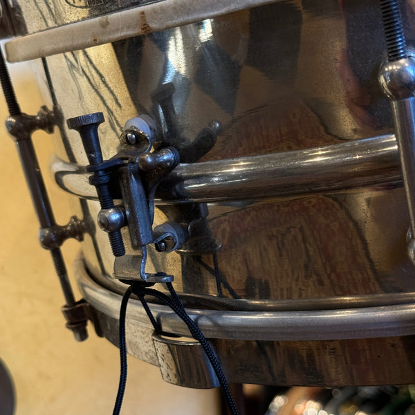 VINTAGE 1920s-30s Ludwig Trap Kit in Black Diamond Pearl with 5x14 Universal Snare Drum - 14x28, 5x14