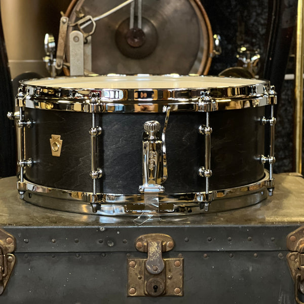 NEW Ludwig 5x14 Legacy Exotic Snare Drum in Satin Charcoal w/ Tube Lugs & Die Cast Hoops