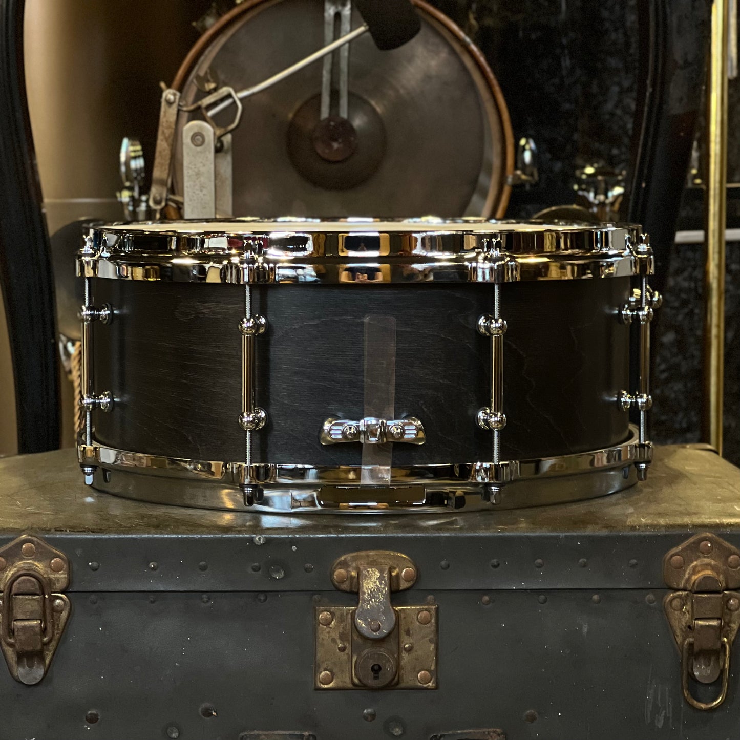 NEW Ludwig 5x14 Legacy Exotic Snare Drum in Satin Charcoal w/ Tube Lugs & Die Cast Hoops