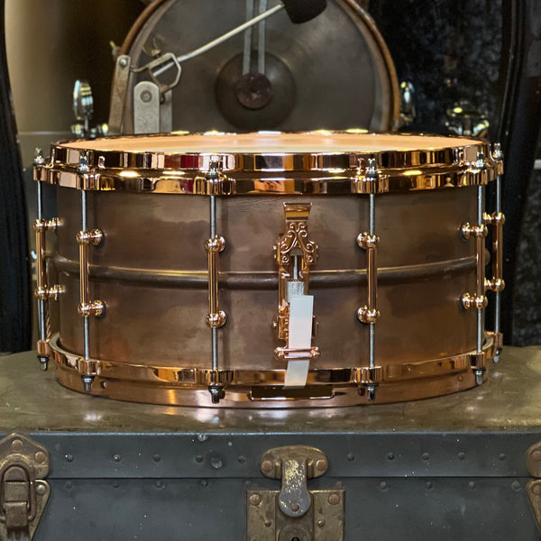 NEW Ludwig 6.5x14 Copper Phonic w/ Natural Patina and Copper Hardware