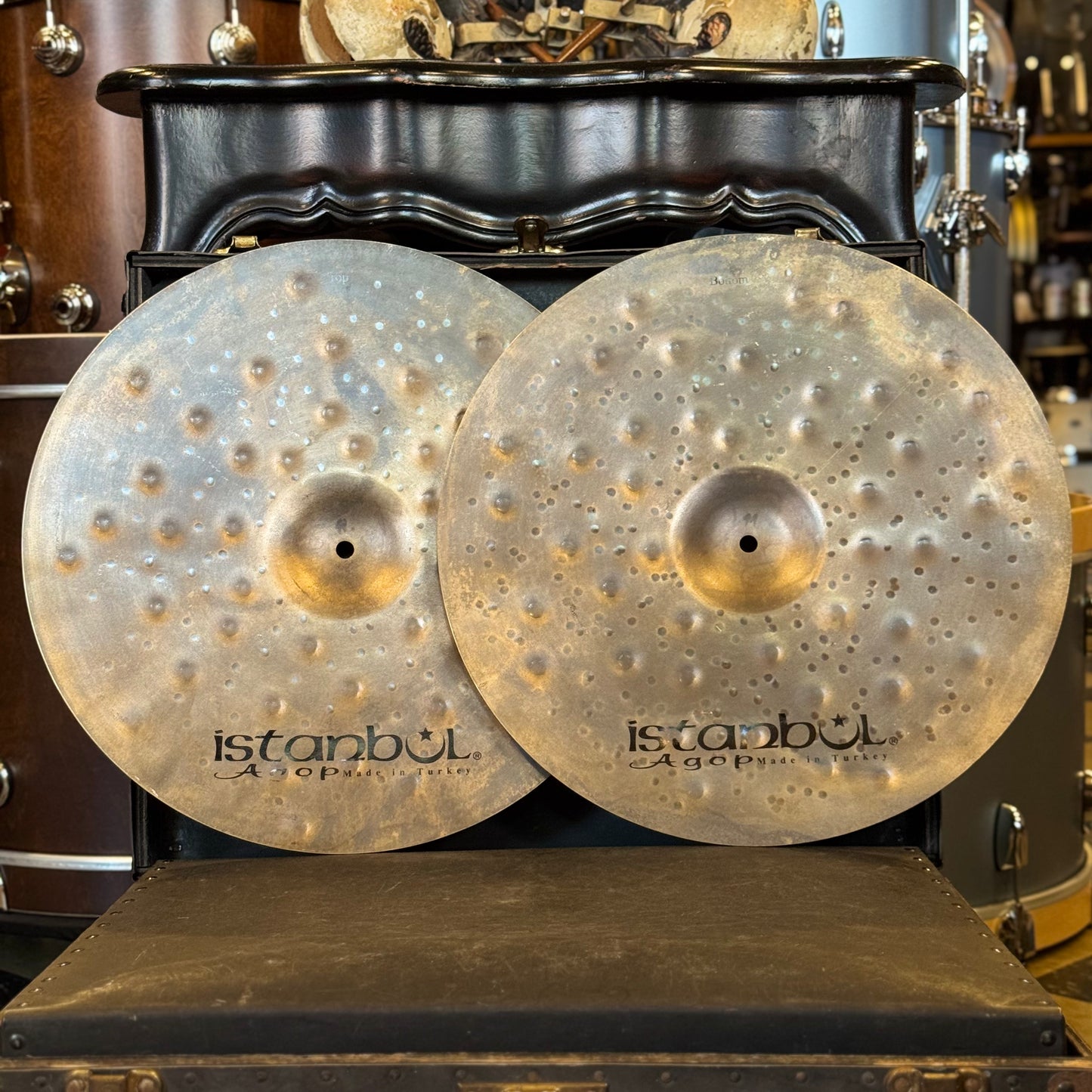 NEW Istanbul Agop 17" Xist Dry Dark Hi-Hats - 1088/1496g