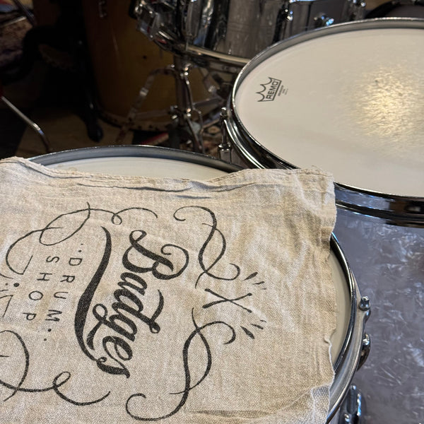 VINTAGE 1970's Slingerland 80n "Buddy Rich Outfit" In White Marine Pearl - 14x24, 9x13, 16x16, 16x16, 5x14