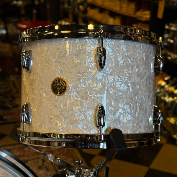 USED Gretsch USA Custom in White Marine Pearl - 14x22, 9x13, 16x16