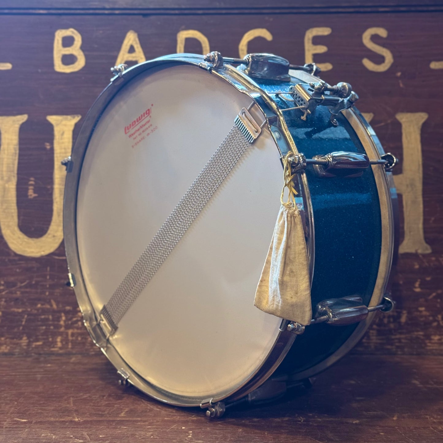 VINTAGE 1950's Slingerland JR Outfit in Blue Sparkle - 12x22, 8x12, 5.5x14