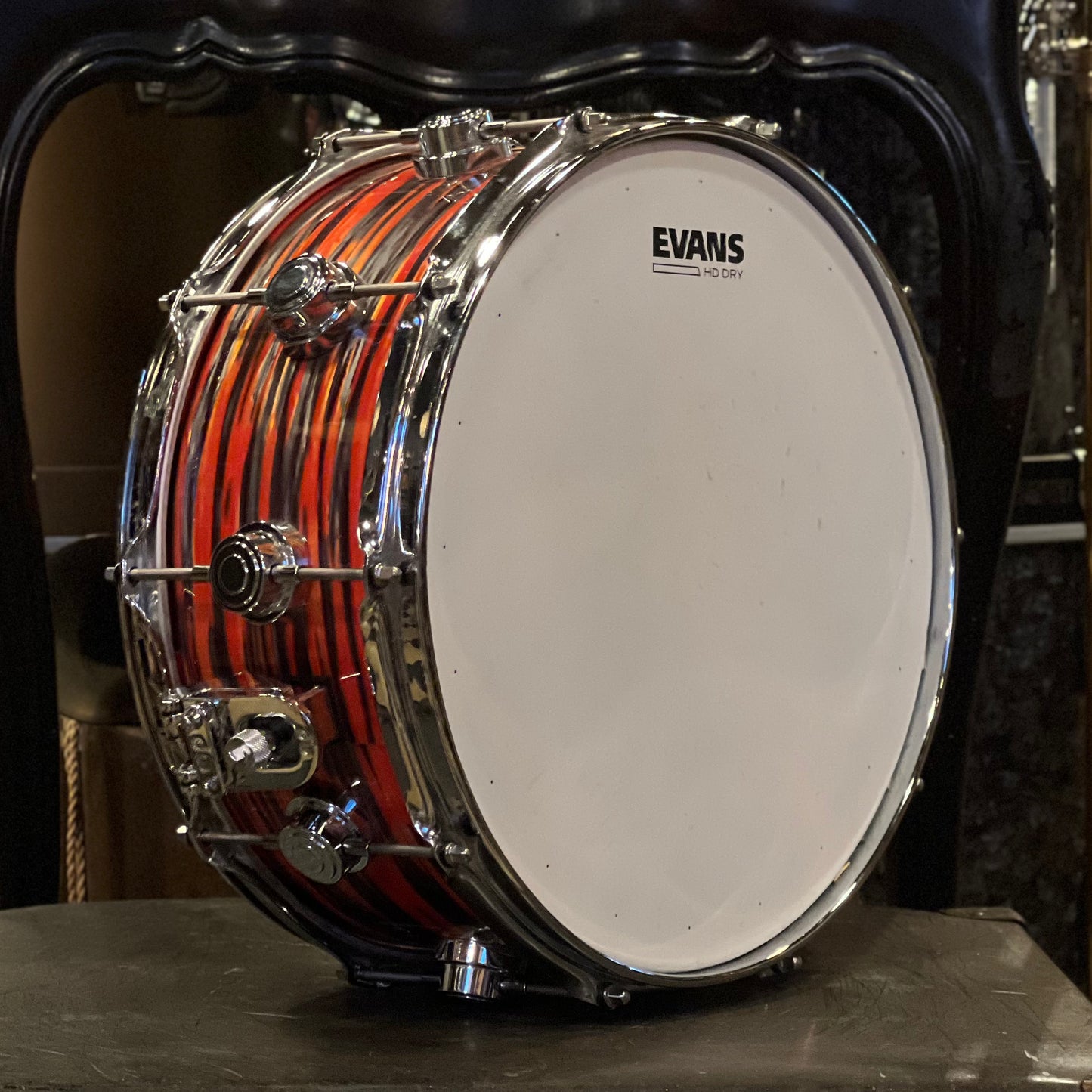 USED DW Collector's 6.5x14 Jazz Series Maple/Gum Snare Drum in Tiger Oyster Finish Ply